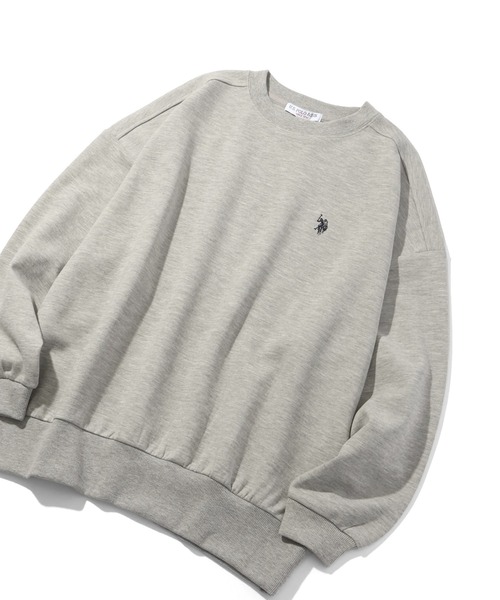 U.S. POLO ASSN.(ユーエスポロアッスン)の「【U.S. POLO ASSN./ユーエスポロアッスン】ロゴ刺繍 クルーネック スウェット トレーナー(スウェット・レディース・ネイビー/ピンク/ブラウン/グリーン/アイボリー/杢グレー・M/L)」の16枚目の写真