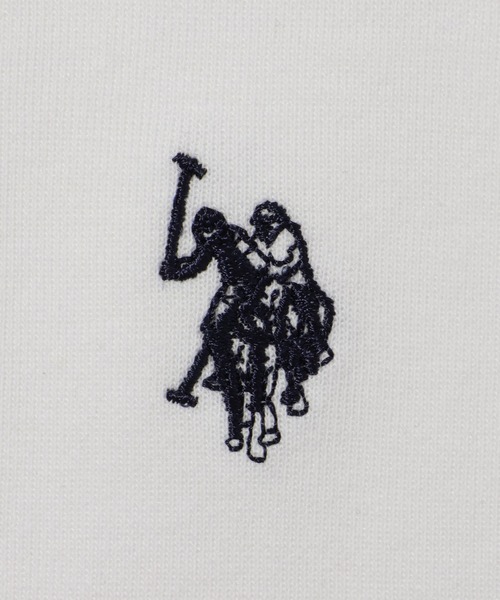 U.S. POLO ASSN.(ユーエスポロアッスン)の「【U.S. POLO ASSN./ユーエスポロアッスン】ロゴ刺繍 クルーネック スウェット トレーナー(スウェット・レディース・ネイビー/ピンク/ブラウン/グリーン/アイボリー/杢グレー・M/L)」の9枚目の写真