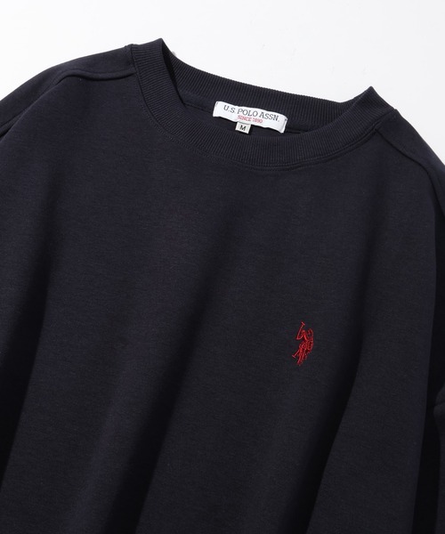 U.S. POLO ASSN.(ユーエスポロアッスン)の「【U.S. POLO ASSN./ユーエスポロアッスン】ロゴ刺繍 クルーネック スウェット トレーナー(スウェット・レディース・ネイビー/ピンク/ブラウン/グリーン/アイボリー/杢グレー・M/L)」の21枚目の写真