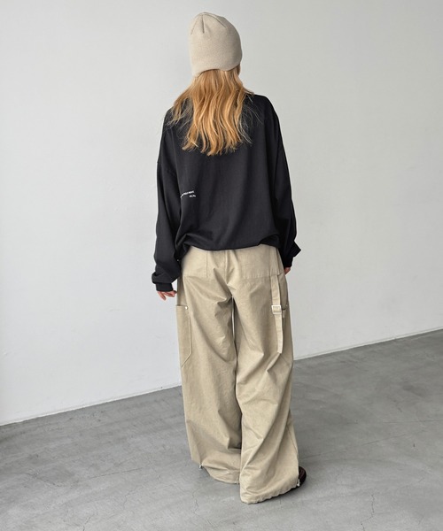 CANAL JEAN（キャナルジーン）の「Twelve12　SCC ロンT（Tシャツ/カットソー・レディース・チャコールグレー/オレンジ/ベージュ・ONE SIZE）」の11枚目の写真