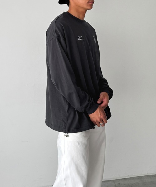 CANAL JEAN（キャナルジーン）の「Twelve12　SCC ロンT（Tシャツ/カットソー・レディース・チャコールグレー/オレンジ/ベージュ・ONE SIZE）」の19枚目の写真