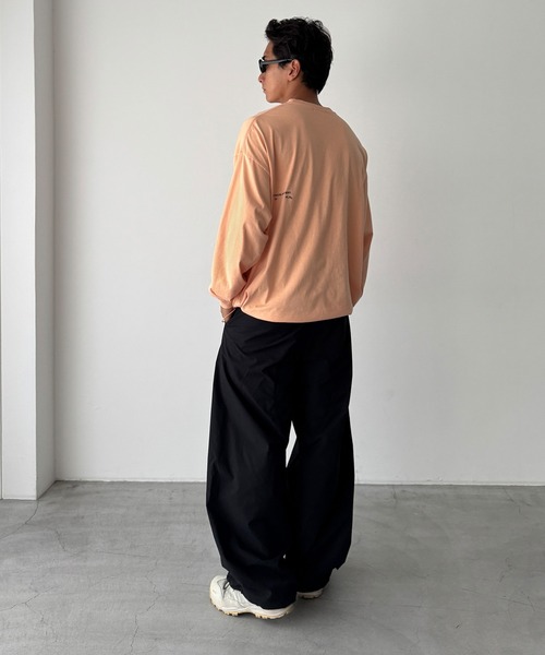 CANAL JEAN（キャナルジーン）の「Twelve12　SCC ロンT（Tシャツ/カットソー・レディース・チャコールグレー/オレンジ/ベージュ・ONE SIZE）」の21枚目の写真