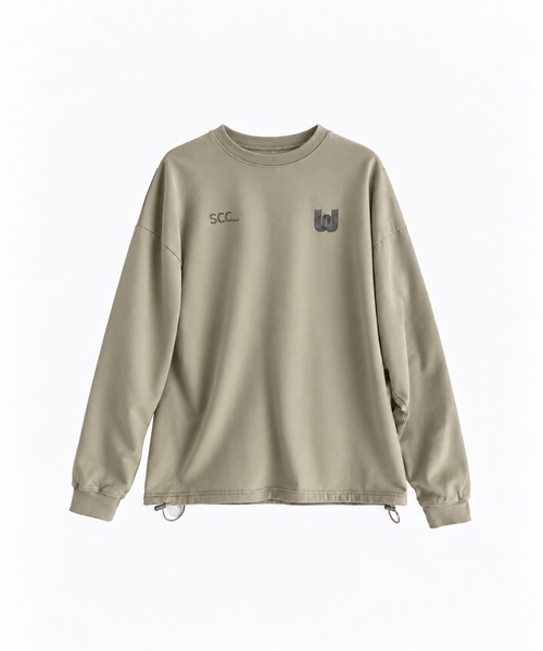 CANAL JEAN（キャナルジーン）の「Twelve12　SCC ロンT（Tシャツ/カットソー・レディース・チャコールグレー/オレンジ/ベージュ・ONE SIZE）」の5枚目の写真