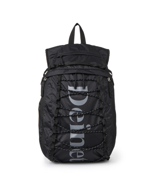 DEINET（ダイニット）の「NYLON ESSENTIAL LOGO BACKPACK IN BLACK（バックパック/リュック・レディース・その他・FREE）」の2枚目の写真