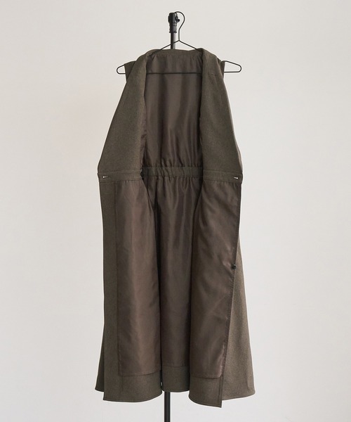 ROPE' PICNIC(ロペピクニック)の「トレンチジャンパースカート(ジャンパースカート・レディース・カーキ/ブラック・S/M)」の9枚目の写真