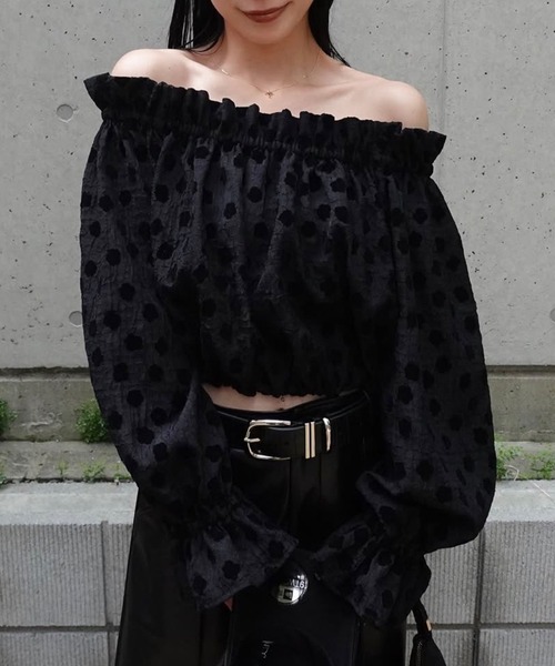 FLOCKY FROWER 2WAY OFF SHOULDER TOP（Tシャツ/カットソー）｜Ameri