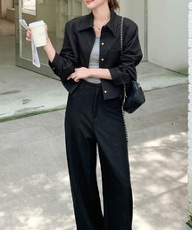 シャツトップスパンツセットアップ