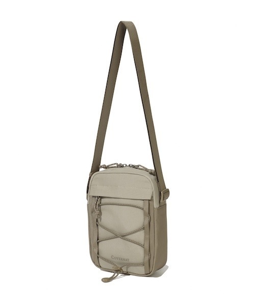 COVERNAT（カバーナット）の「NEW AUTHENTIC MINI CROSSBODY BAG（ボディバッグ/ウエストポーチ・メンズ・ブラック/ベージュ・FREE）」の7枚目の写真