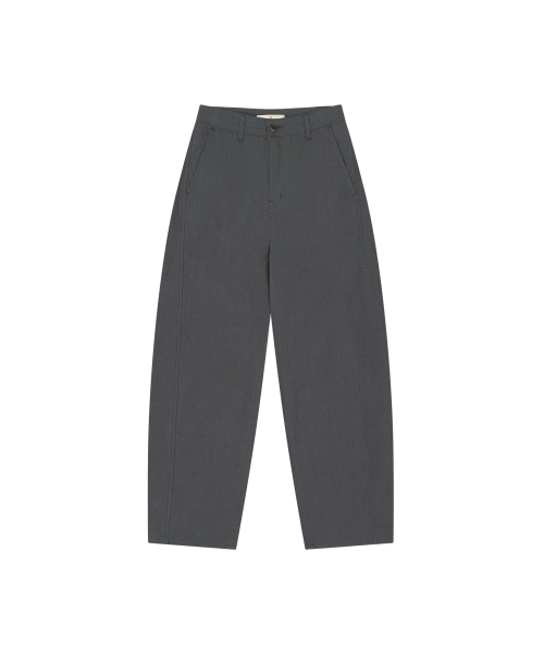 VANONE ATELIER(バノンアトリエ)の「P3337 カーブドチノパンツ_チャコール(その他パンツ・レディース・ダークグレー・SMALL/MEDIUM/LARGE)」の2枚目の写真