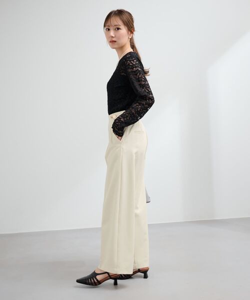 COHINA(コヒナ)の「ウエストボタンタックマリンパンツ 【低身長・小柄女性】(その他パンツ・レディース・オフホワイト/ネイビー/グレイッシュベージュ・M-Regular/S-Regular/XS-Short/XS-Regular/S-Short)」の16枚目の写真