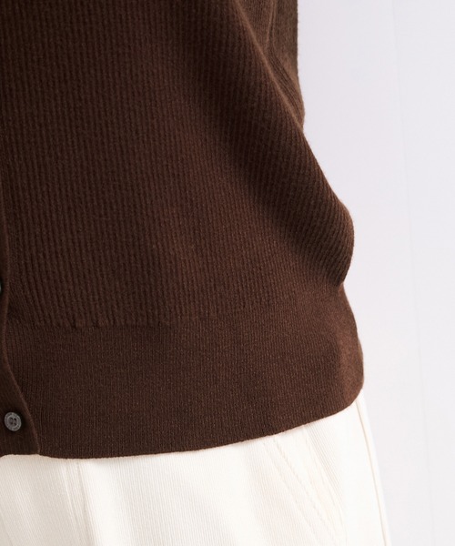 U.S. POLO ASSN.(ユーエスポロアッスン)の「【U.S. POLO ASSN.】別注/配色襟つきニットPOカーデ(カーディガン/ボレロ・レディース・ブラウン/ネイビー/グレー・FREE)」の19枚目の写真