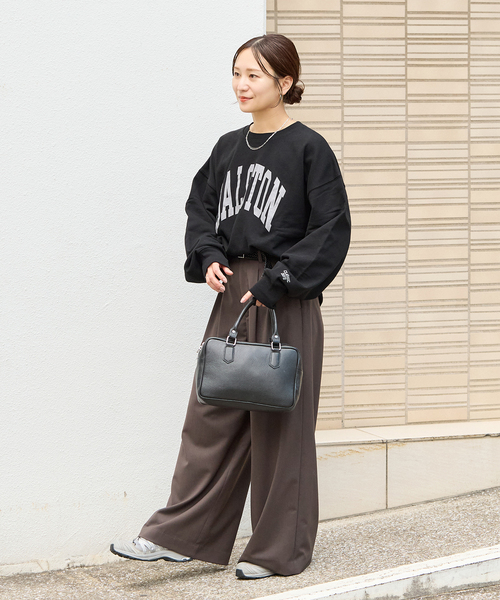 JOURNAL STANDARD(ジャーナルスタンダード)の「SWEAT クルーネック(スウェット・レディース・グレー/ブラック・FREE)」の5枚目の写真