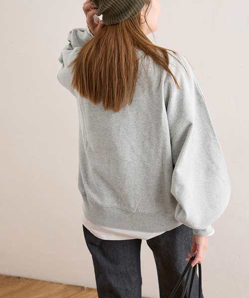 JOURNAL STANDARD(ジャーナルスタンダード)の「SWEAT クルーネック(スウェット・レディース・グレー/ブラック・FREE)」の18枚目の写真