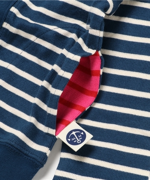 RUGGEDWORKS(ラゲッドワークス)の「ボーダーカーディガン(カーディガン/ボレロ・キッズ・ライトブルー/チャコールグレー/ブルー/ピンク/レッド/ダークブルー・100cm/80cm/130cm/140cm/120cm/110cm/90cm)」の17枚目の写真
