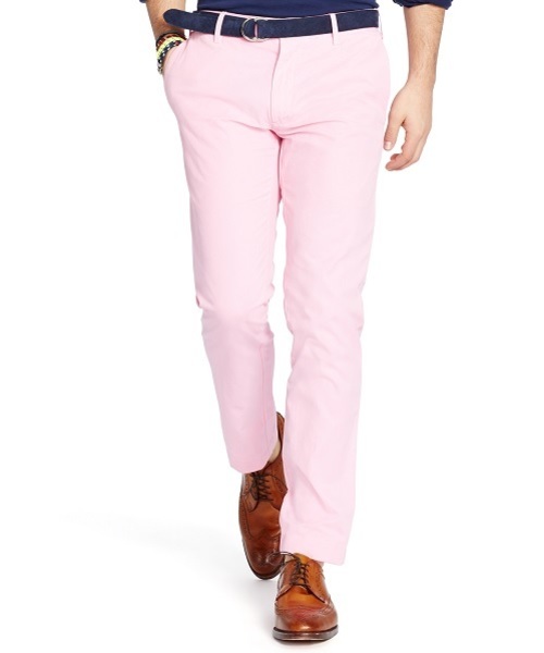 POLO RALPH LAUREN（ポロ ラルフ ローレン）の「スリムフィット ピマコットン チノ（その他パンツ・メンズ・ホワイト/ピンク/ブルー系9・32/34/32/32/30/30/42/32/36/32/29/32/33/34/38/34/34/32/31/32/30/32/28/30/40/32/36/34/34/34）」の3枚目の写真
