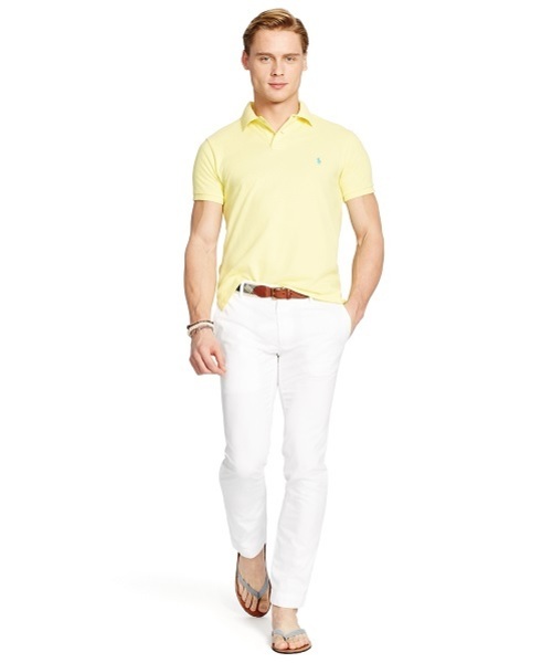 POLO RALPH LAUREN（ポロ ラルフ ローレン）の「スリムフィット ピマコットン チノ（その他パンツ・メンズ・ホワイト/ピンク/ブルー系9・32/34/32/32/30/30/42/32/36/32/29/32/33/34/38/34/34/32/31/32/30/32/28/30/40/32/36/34/34/34）」の9枚目の写真