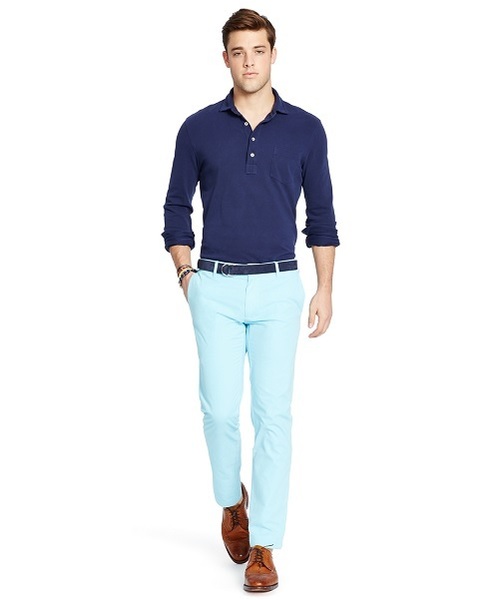 POLO RALPH LAUREN（ポロ ラルフ ローレン）の「スリムフィット ピマコットン チノ（その他パンツ・メンズ・ホワイト/ピンク/ブルー系9・32/34/32/32/30/30/42/32/36/32/29/32/33/34/38/34/34/32/31/32/30/32/28/30/40/32/36/34/34/34）」の13枚目の写真