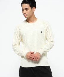 Cashmere Mix Waffle Knit by KENSEI YABUNO