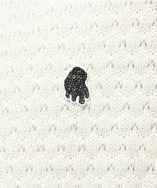 rehacer(レアセル)の「Cashmere Mix Waffle Knit by KENSEI YABUNO(ニット/セーター・メンズ・オフホワイト/グレー/ネイビー・LARGE/SMALL)」の8枚目の写真