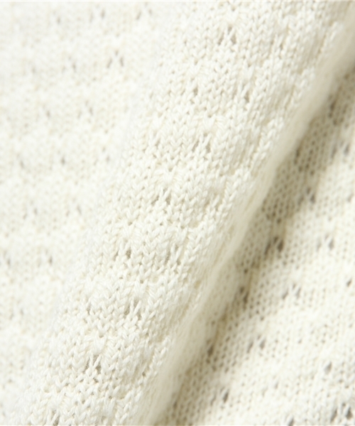 rehacer(レアセル)の「Cashmere Mix Waffle Knit by KENSEI YABUNO(ニット/セーター・メンズ・オフホワイト/グレー/ネイビー・LARGE/SMALL)」の9枚目の写真