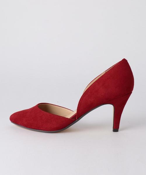 Boisson Chocolat（ボワソンショコラ）の「BFCポインテッドセパレートPS75（パンプス・レディース・ブラック/ピンク/レッド・23cm/24.5cm/22.5cm/23.5cm/22cm/24cm）」の4枚目の写真