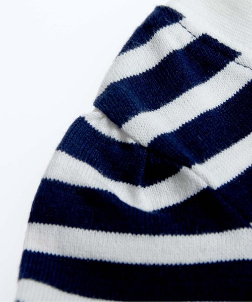apres les cours(アプレレクール)の「デイリーボーダーワンピース(ワンピース・キッズ・ネイビー/ブラック/レッド・140/100/120/90/80/130/110)」の15枚目の写真