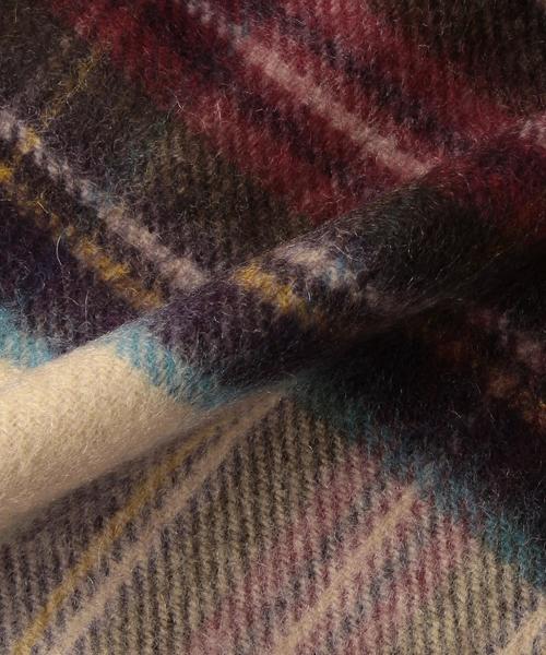 Johnstons of Elgin（ジョンストンズオブエルガン）の「[ジョンストンズ] ★JOHNSTONSCASH D/STW マフラー◆（マフラー・メンズ・オフホワイト・FREE）」の4枚目の写真