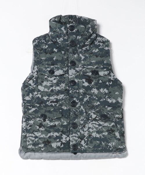 HOUSTON(ヒューストン)の「【HOUSTON】THINSULATE MONTREAL VEST(ダウンベスト・メンズ・グリーン系カモフラージュ/ウッドランド/ブラック/ブラウン系その他/グレー系カモフラージュ/オリーブドラブ・MEDIUM/SMALL/X-LARGE/LARGE)」の6枚目の写真