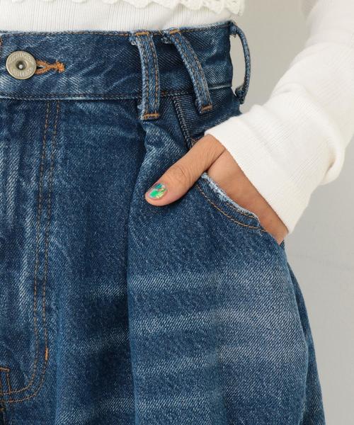 Another Edition(アナザーエディション)の「リメイクデザインデニムワイドパンツ/ AECM DNM リメイクデザイン WIDE(デニムパンツ・レディース・コバルトブルー・MEDIUM/SMALL)」の5枚目の写真