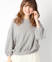 Heather | ワッフル*ソデボリューム7分袖　748061(Tシャツ/カットソー)