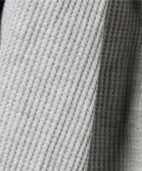 Heather（ヘザー）の「ワッフル*ソデボリューム7分袖　748061（Tシャツ/カットソー・レディース・ヘザ－グレー/ライトイエロー/アイボリー・FREE）」の10枚目の写真