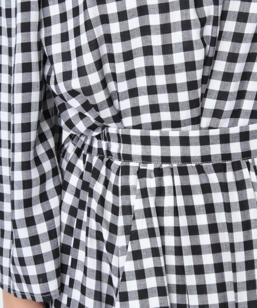 Andemiu（アンデミュウ）の「ムジガラギャザースカート749660（スカート・レディース・ブラック/ピンク/ホワイト/ブルー・FREE）」の16枚目の写真