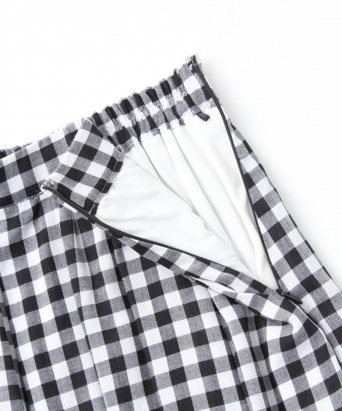 Andemiu（アンデミュウ）の「ムジガラギャザースカート749660（スカート・レディース・ブラック/ピンク/ホワイト/ブルー・FREE）」の10枚目の写真