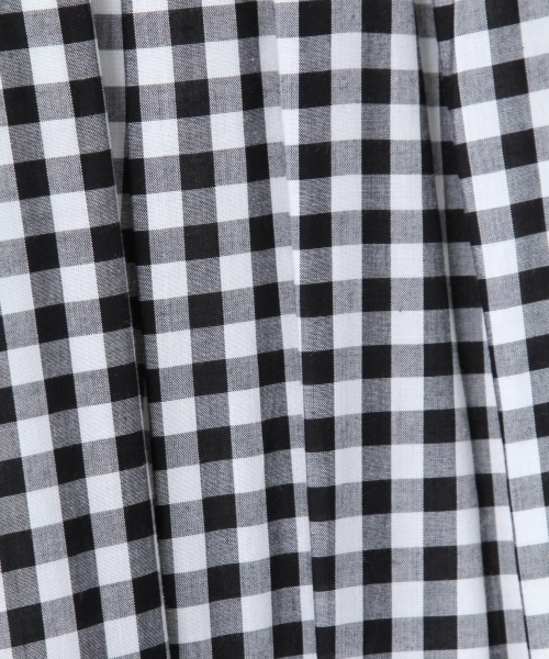 Andemiu（アンデミュウ）の「ムジガラギャザースカート749660（スカート・レディース・ブラック/ピンク/ホワイト/ブルー・FREE）」の11枚目の写真