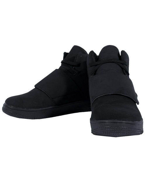 ８(eight)（エイト）の「ハイカット ホワイトスニーカー PUレザー（スニーカー・メンズ・ベージュ/グレー/ブラック・25.5cm/27.0cm/26.0cm/25.0cm/28.0cm/26.5cm）」の2枚目の写真