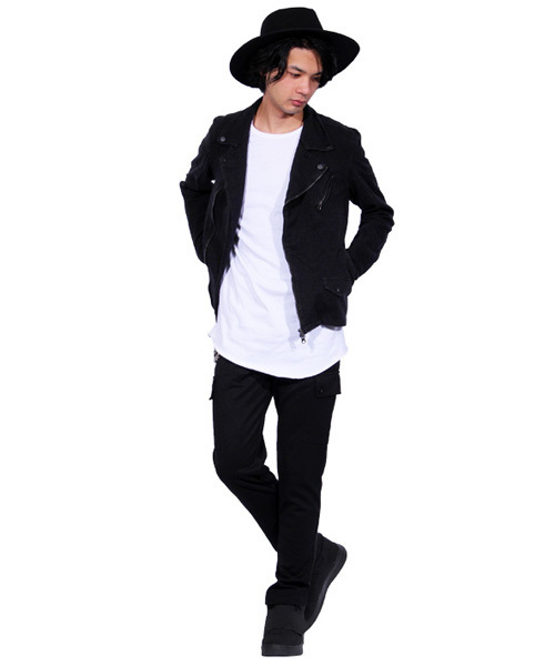 ８(eight)（エイト）の「ハイカット ホワイトスニーカー PUレザー（スニーカー・メンズ・ベージュ/グレー/ブラック・25.5cm/27.0cm/26.0cm/25.0cm/28.0cm/26.5cm）」の4枚目の写真