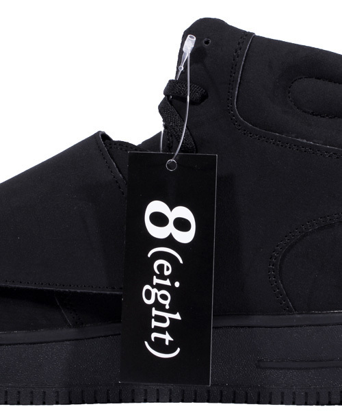 ８(eight)（エイト）の「ハイカット ホワイトスニーカー PUレザー（スニーカー・メンズ・ベージュ/グレー/ブラック・25.5cm/27.0cm/26.0cm/25.0cm/28.0cm/26.5cm）」の17枚目の写真