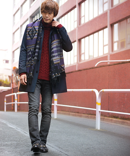 MONO-MART(モノマート)の「ストレッチテーパードデニムパンツ/スリムスキニーパンツ(デニムパンツ・メンズ・ブルー系その他2/ブラック系その他/ブラック/ワンウォッシュ/ブルー系その他・LL/L/S/M)」の8枚目の写真