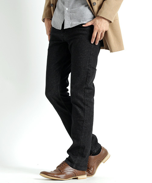 MONO-MART(モノマート)の「ストレッチテーパードデニムパンツ/スリムスキニーパンツ(デニムパンツ・メンズ・ブルー系その他2/ブラック系その他/ブラック/ワンウォッシュ/ブルー系その他・LL/L/S/M)」の11枚目の写真