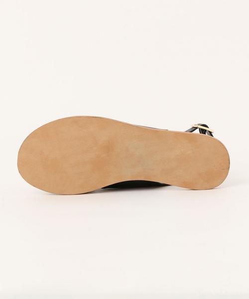 Boisson Chocolat(ボワソンショコラ)の「BFC クロスバックベルトFLT SD(サンダル・レディース・ダークブラウン/シルバー/ブラック・L/S/M)」の5枚目の写真