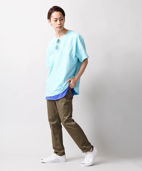 WEGO（ウィゴー）の「WEGO/ピグメントラウンドロングタンクトップ（タンクトップ・メンズ・レッド/オレンジ/スミクロ/ロイヤルブルー・MEDIUM/LARGE）」の20枚目の写真