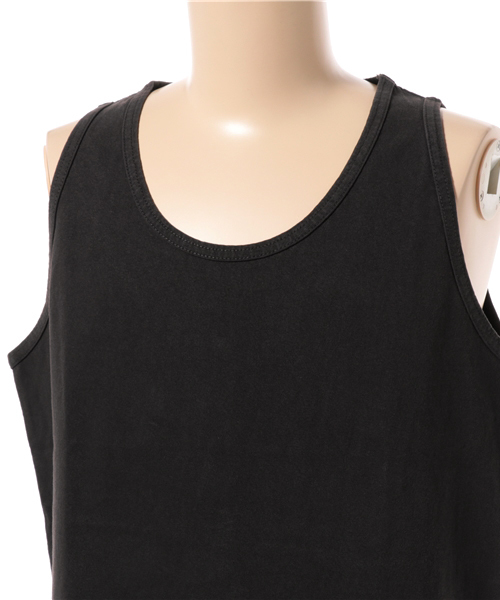 WEGO（ウィゴー）の「WEGO/ピグメントラウンドロングタンクトップ（タンクトップ・メンズ・レッド/オレンジ/スミクロ/ロイヤルブルー・MEDIUM/LARGE）」の6枚目の写真