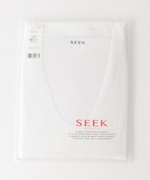 UNITED ARROWS（ユナイテッドアローズ）の「＜SEEK（シーク）＞ MESH U/N TEE ■■■（その他アンダーウェア/インナー・メンズ・ホワイト/ベージュ・MEDIUM/LARGE）」の8枚目の写真