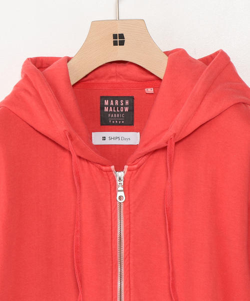 SHIPS Days(シップスデイズ)の「MARSHMALLOW FABRIC for SHIPS Days: ジップアップ パーカー(パーカー・メンズ・キャメル/ピンク系その他/ネイビー・MEDIUM/LARGE)」の5枚目の写真