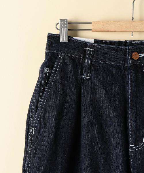 coen（コーエン）の「SMITHタックワイドパンツ（その他パンツ・レディース・ブラウン/ネイビー・MEDIUM/LARGE）」の14枚目の写真