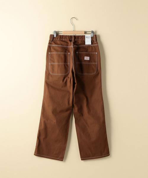 coen（コーエン）の「SMITHタックワイドパンツ（その他パンツ・レディース・ブラウン/ネイビー・MEDIUM/LARGE）」の9枚目の写真
