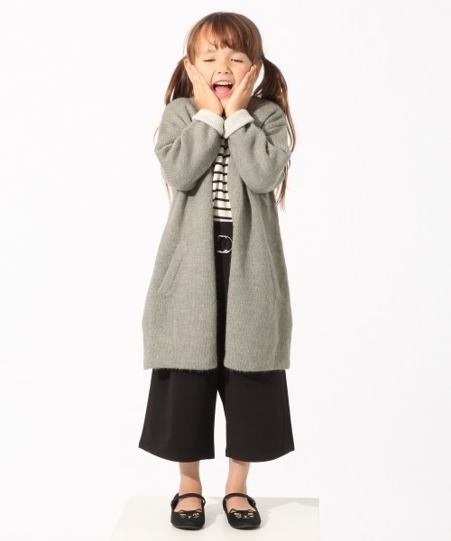 GLOBAL WORK（グローバルワーク）の「【キッズ】セッケツガウンカーデ/766677（カーディガン/ボレロ・キッズ・ブラウン/グレー・LARGE/X-LARGE/XX-LARGE/SMALL/MEDIUM）」の8枚目の写真