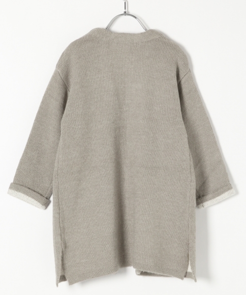 GLOBAL WORK（グローバルワーク）の「【キッズ】セッケツガウンカーデ/766677（カーディガン/ボレロ・キッズ・ブラウン/グレー・LARGE/X-LARGE/XX-LARGE/SMALL/MEDIUM）」の12枚目の写真