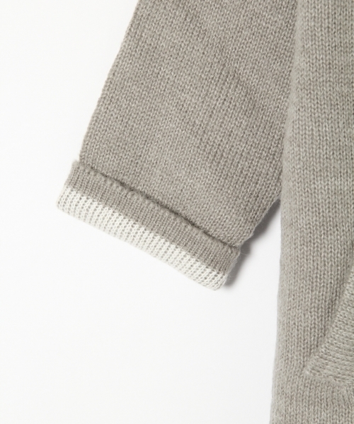 GLOBAL WORK（グローバルワーク）の「【キッズ】セッケツガウンカーデ/766677（カーディガン/ボレロ・キッズ・ブラウン/グレー・LARGE/X-LARGE/XX-LARGE/SMALL/MEDIUM）」の15枚目の写真