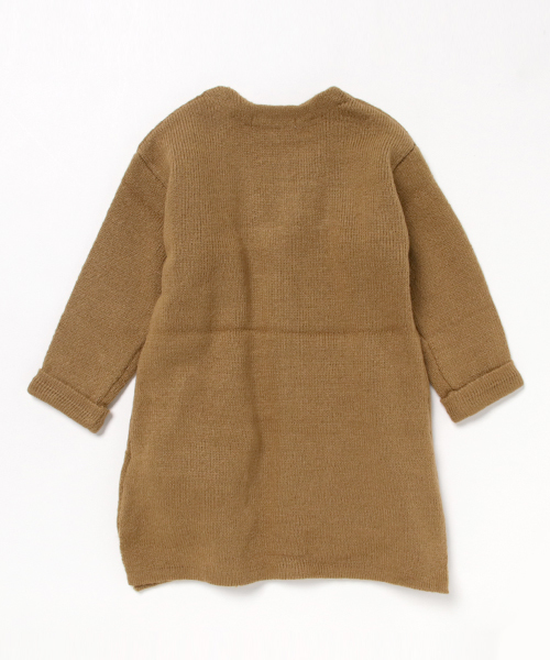 GLOBAL WORK（グローバルワーク）の「【キッズ】セッケツガウンカーデ/766677（カーディガン/ボレロ・キッズ・ブラウン/グレー・LARGE/X-LARGE/XX-LARGE/SMALL/MEDIUM）」の7枚目の写真